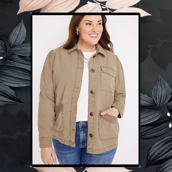 Maurices Plus Size Utility Jacket 3X - Picture 2 of 9
